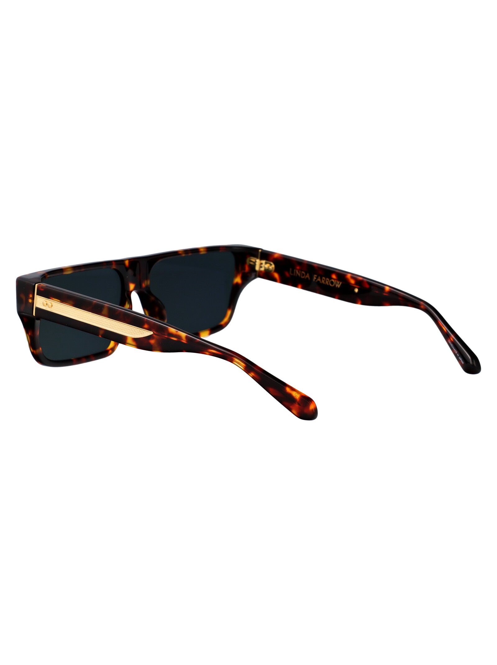 Brady Black/yellowgold/grey Acetate Sunglasses