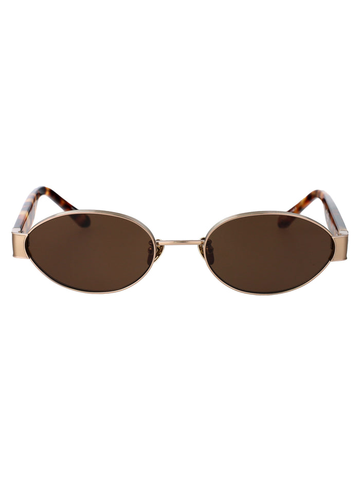Sadie Lightgold/t-shell/brown Titanium Sunglasses