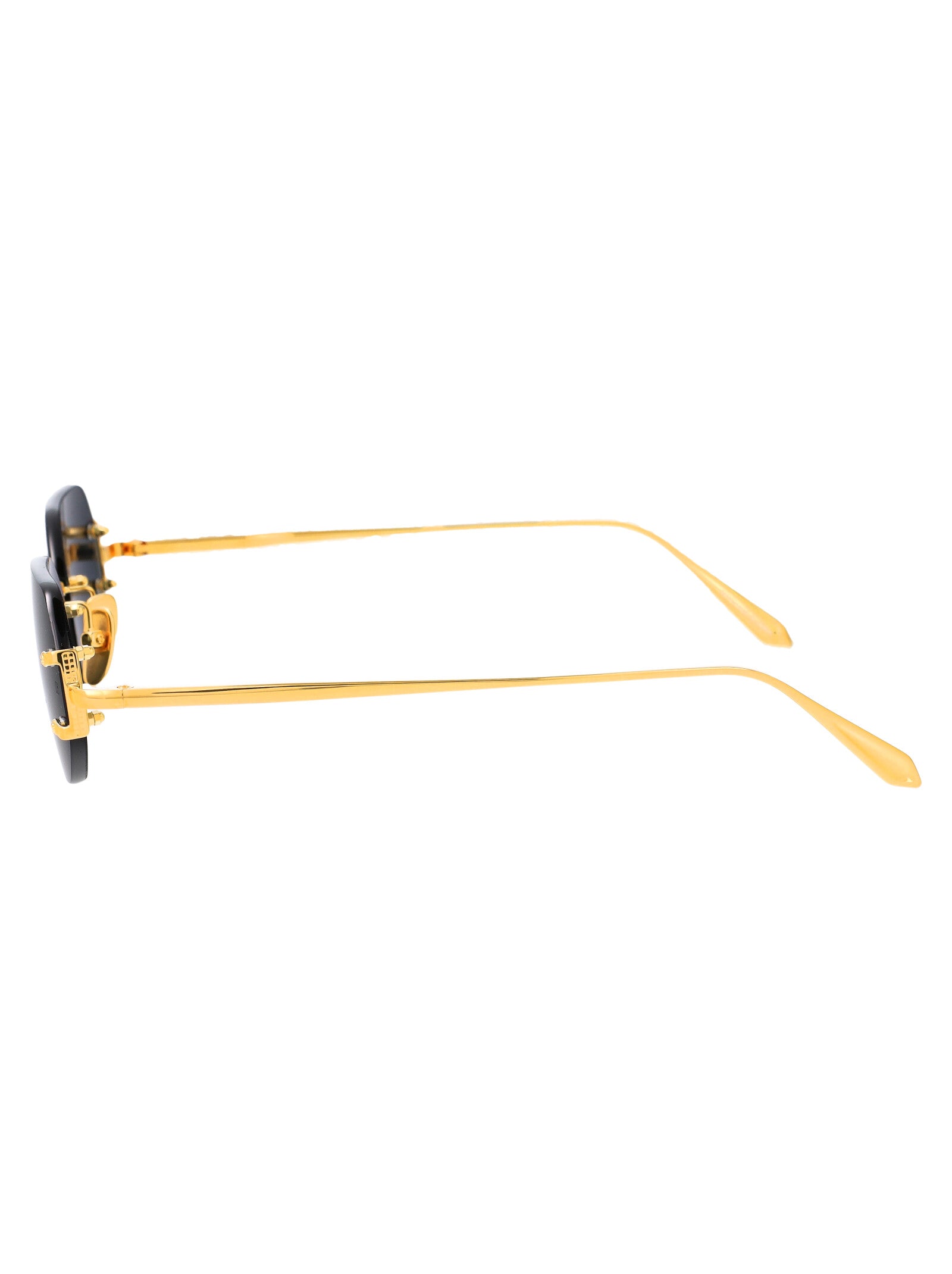 MAGALI Yellowgold/deepgreen Titanium Sunglasses