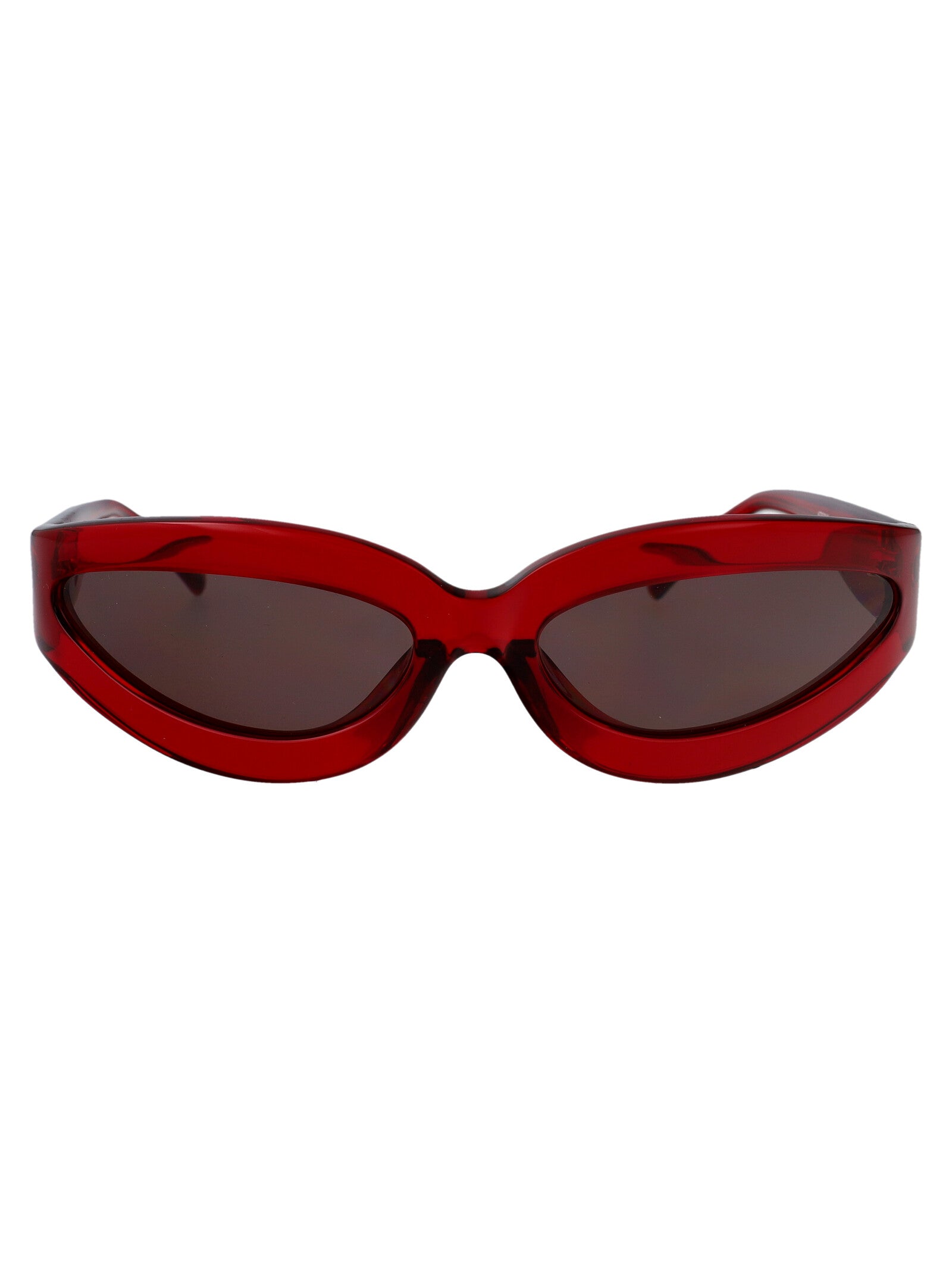 Attico56c2sun C2 Red/yellowgold/brown Acetate Sunglasses