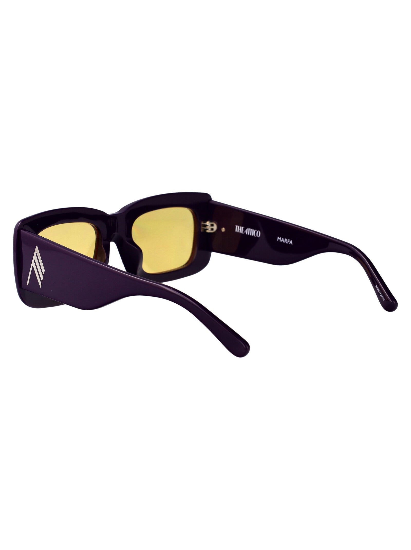Attico3c29sun C29 Purple/sulver/yellow Acetate Sunglasses
