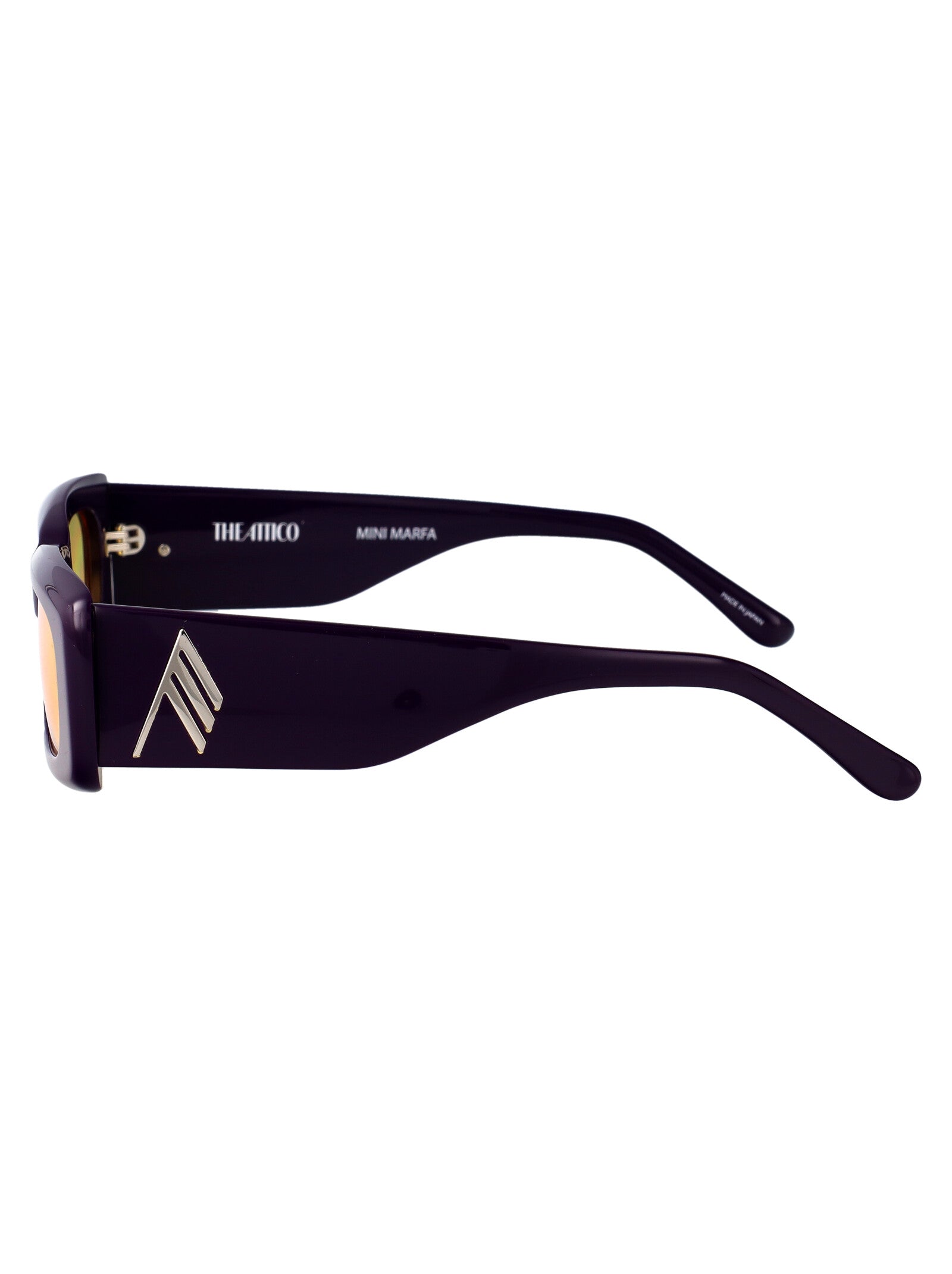 Attico16c22sun C22 Purple/silver/yellow Acetate Sunglasses
