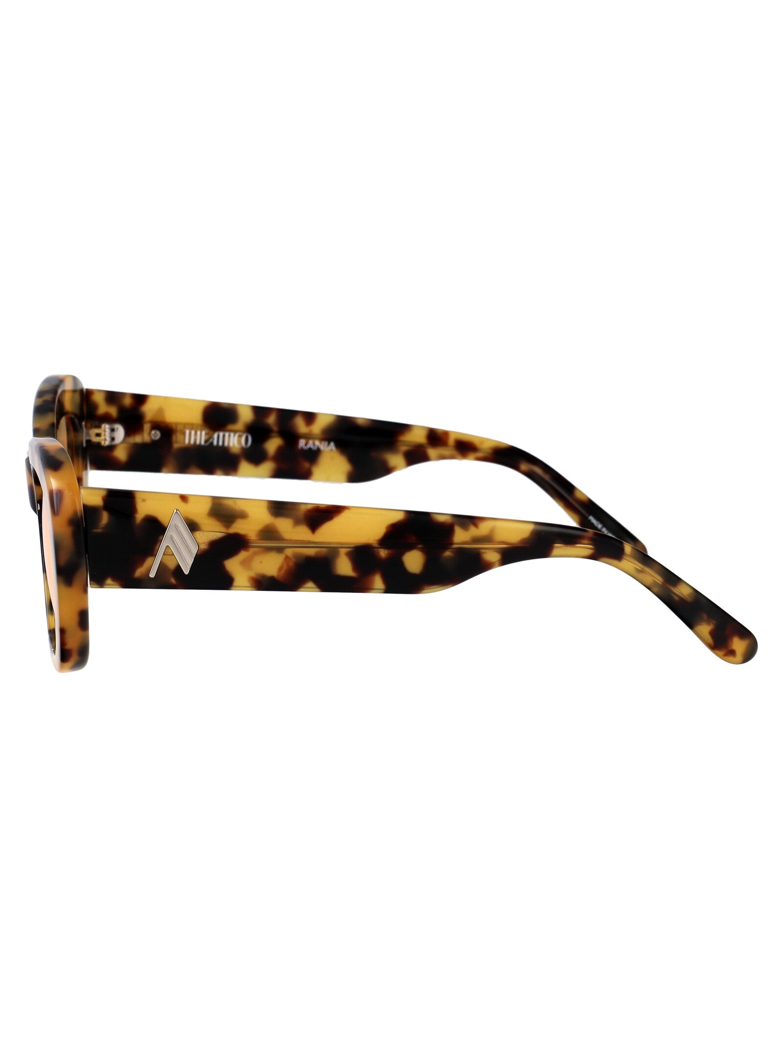 Attico63c2sun T-shell/silver/yellow Acetate Sunglasses