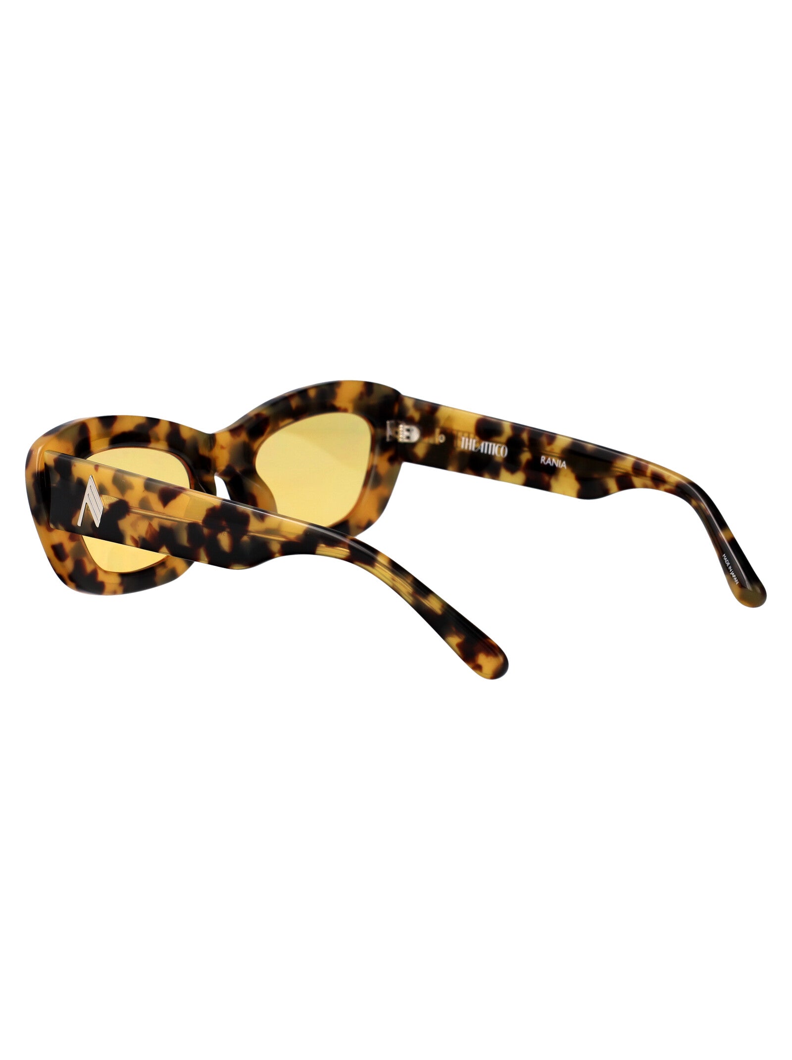 Attico63c2sun C2 T-shell/silver/yellow Acetate Sunglasses