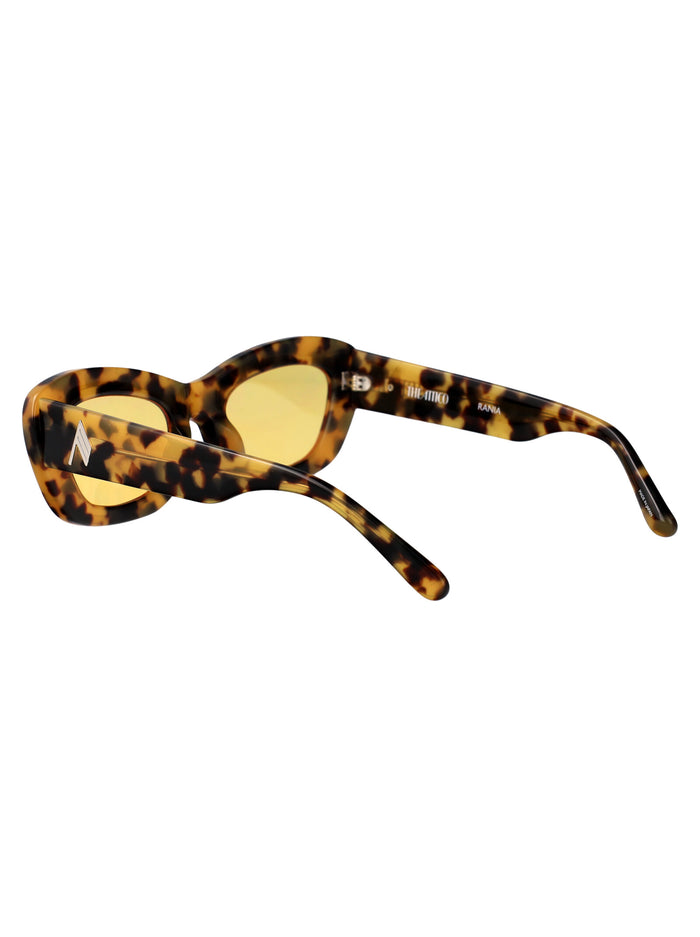 Attico63c2sun C2 T-shell/silver/yellow Acetate Sunglasses