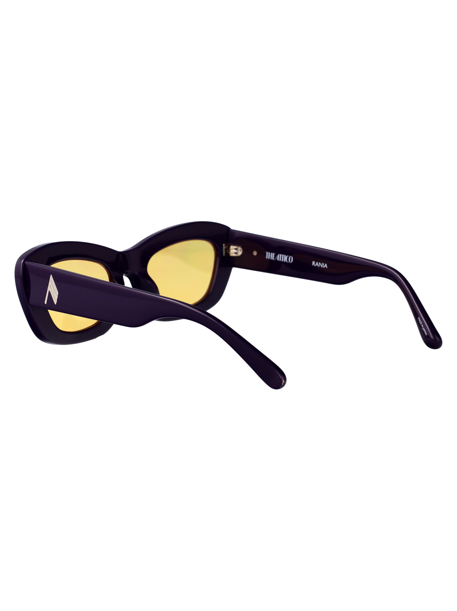 Attico63c4sun Purple/silver/yellow Acetate Sunglasses