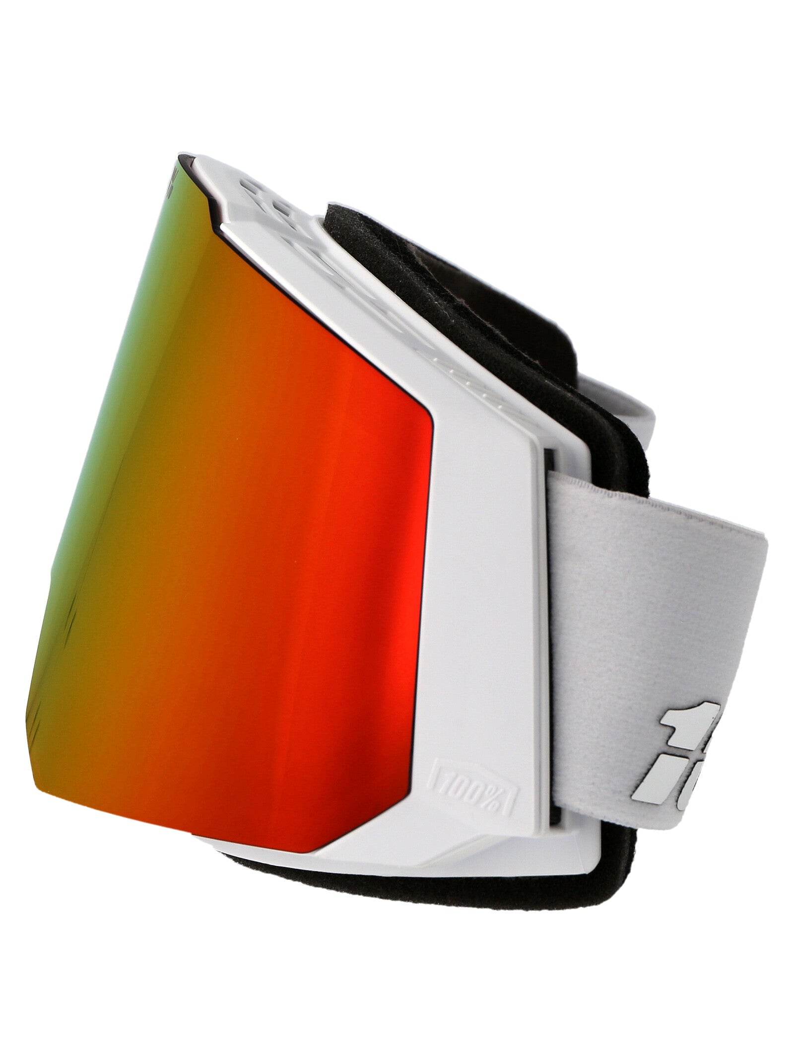 51001-00004 00004 White / Red Acetate Sunglasses