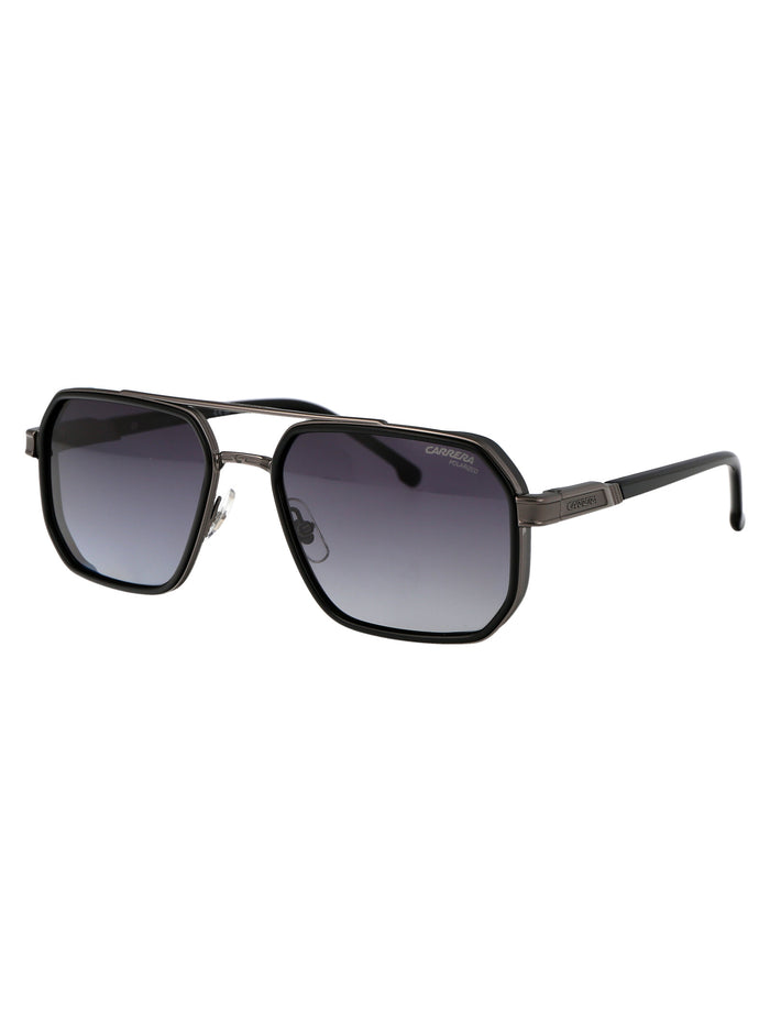 Carrera 1069-S Black Dark Ruthenium Stainless Steel Sunglasses