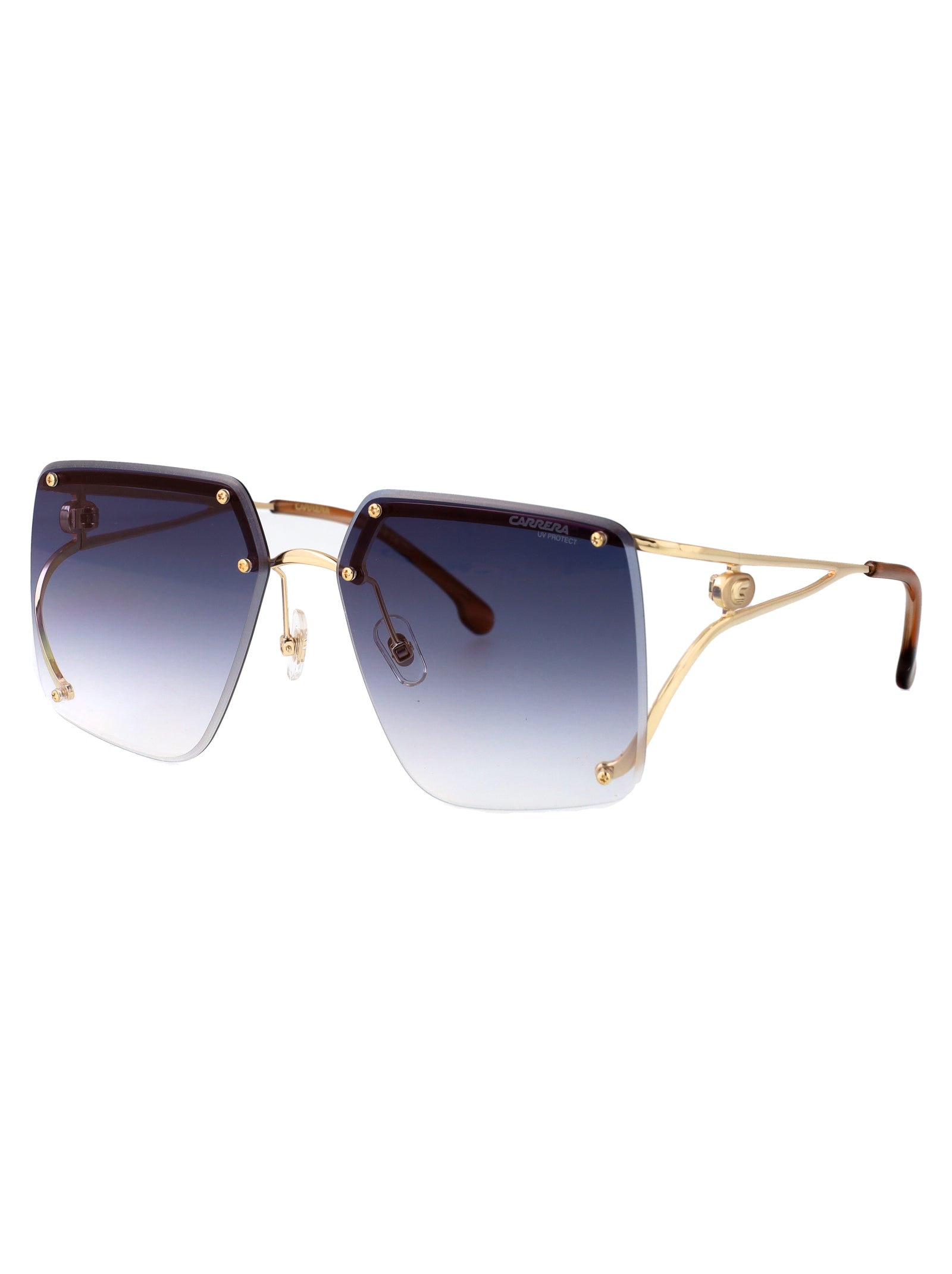 Carrera 3041-S Ky2 Blue Gold Stainless Steel Sunglasses