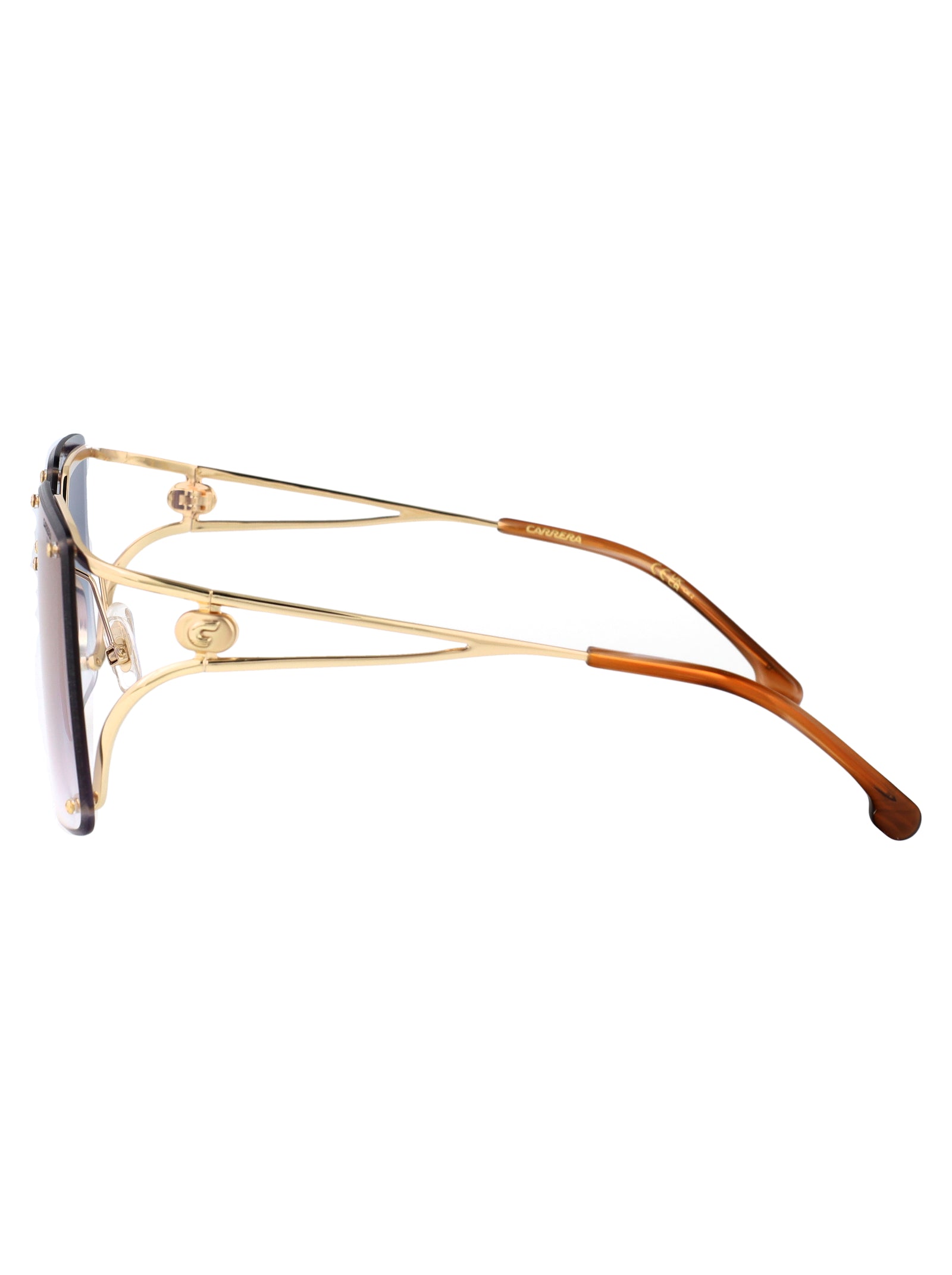 Carrera 3041-S Blue Gold Stainless Steel Sunglasses