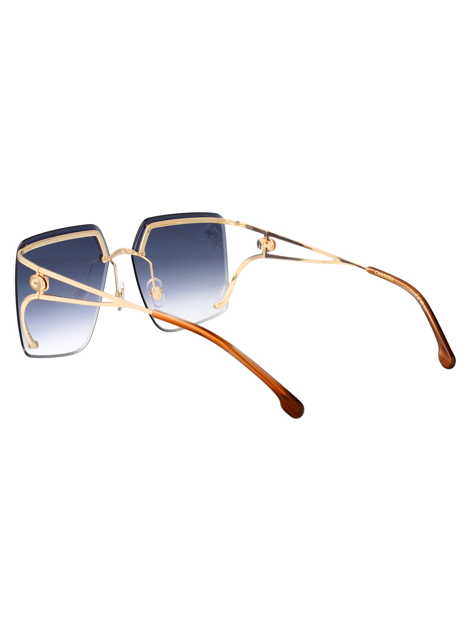 Carrera 3041-S Blue Gold Stainless Steel Sunglasses