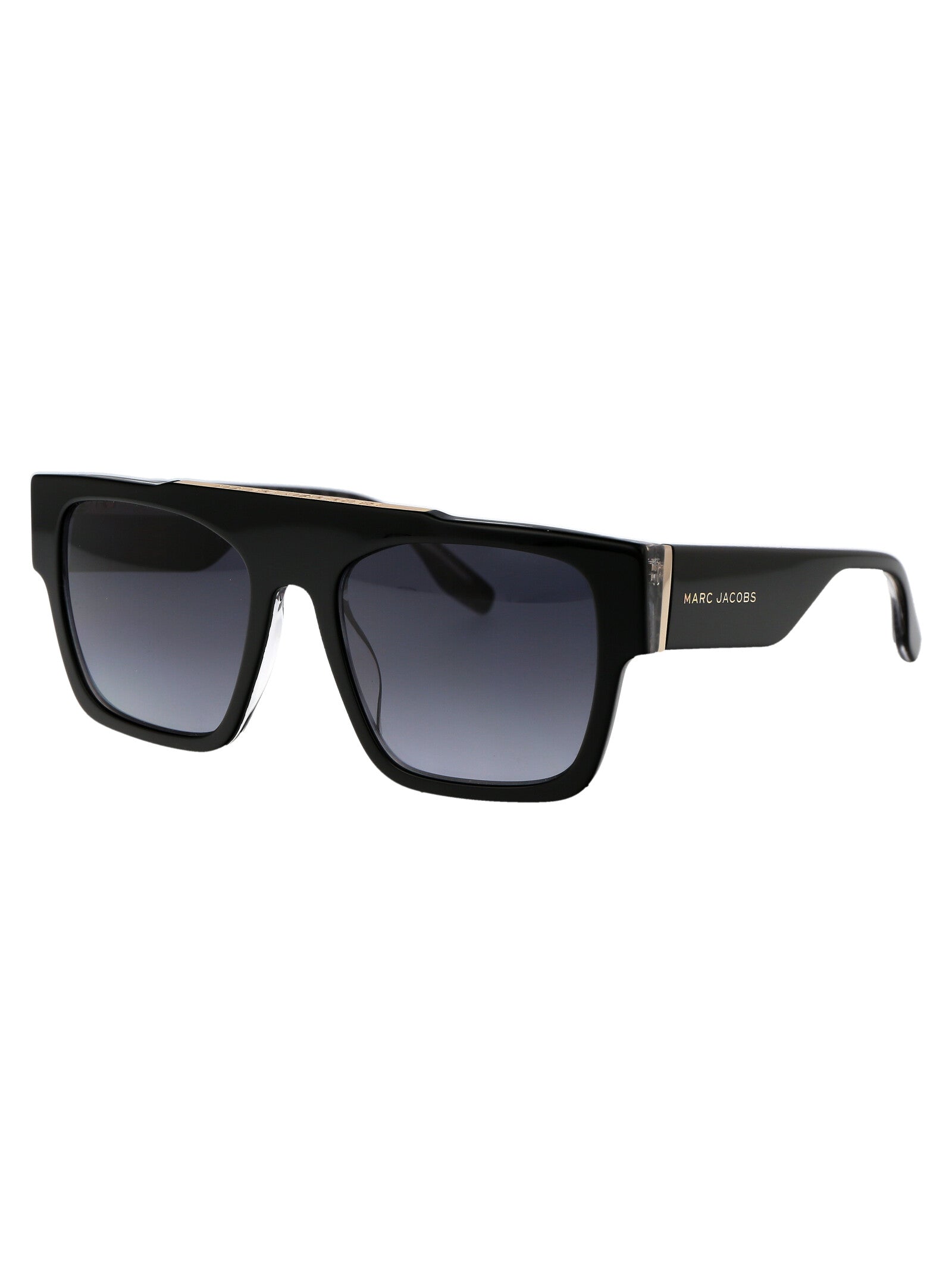 Marc 757-S Black Pattern Grey Acetate Sunglasses