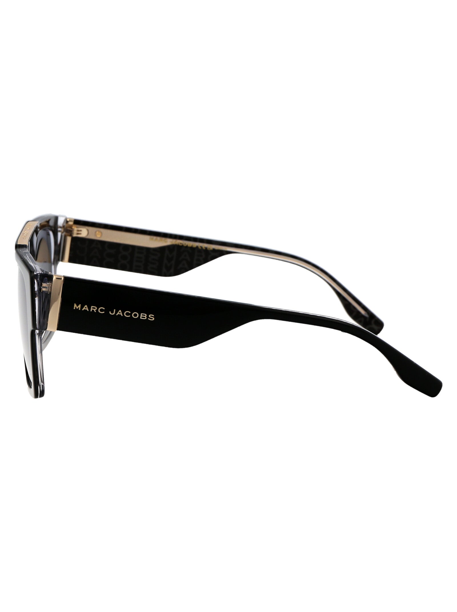 Marc 757-S Black Pattern Grey Acetate Sunglasses