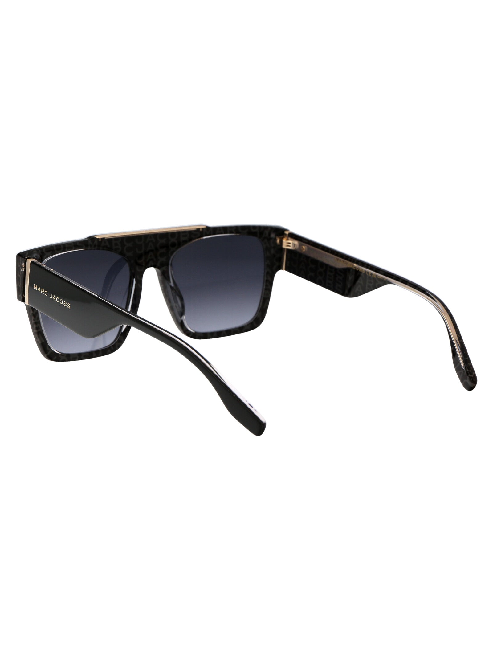 Marc 757-S Black Pattern Grey Acetate Sunglasses