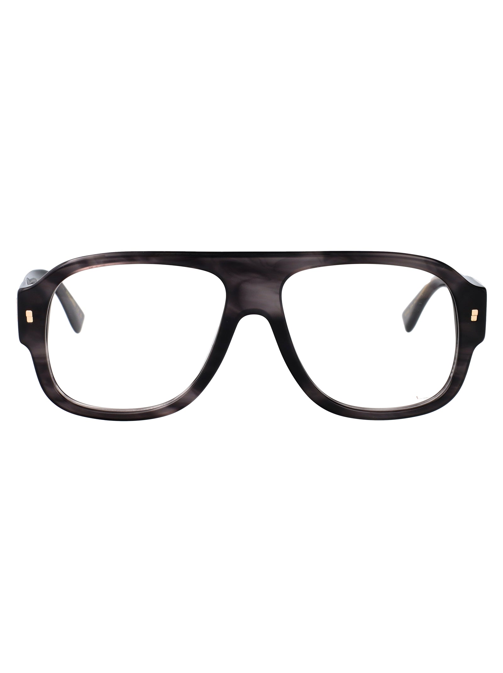 D2 0125 Grey Horn Acetate Optical
