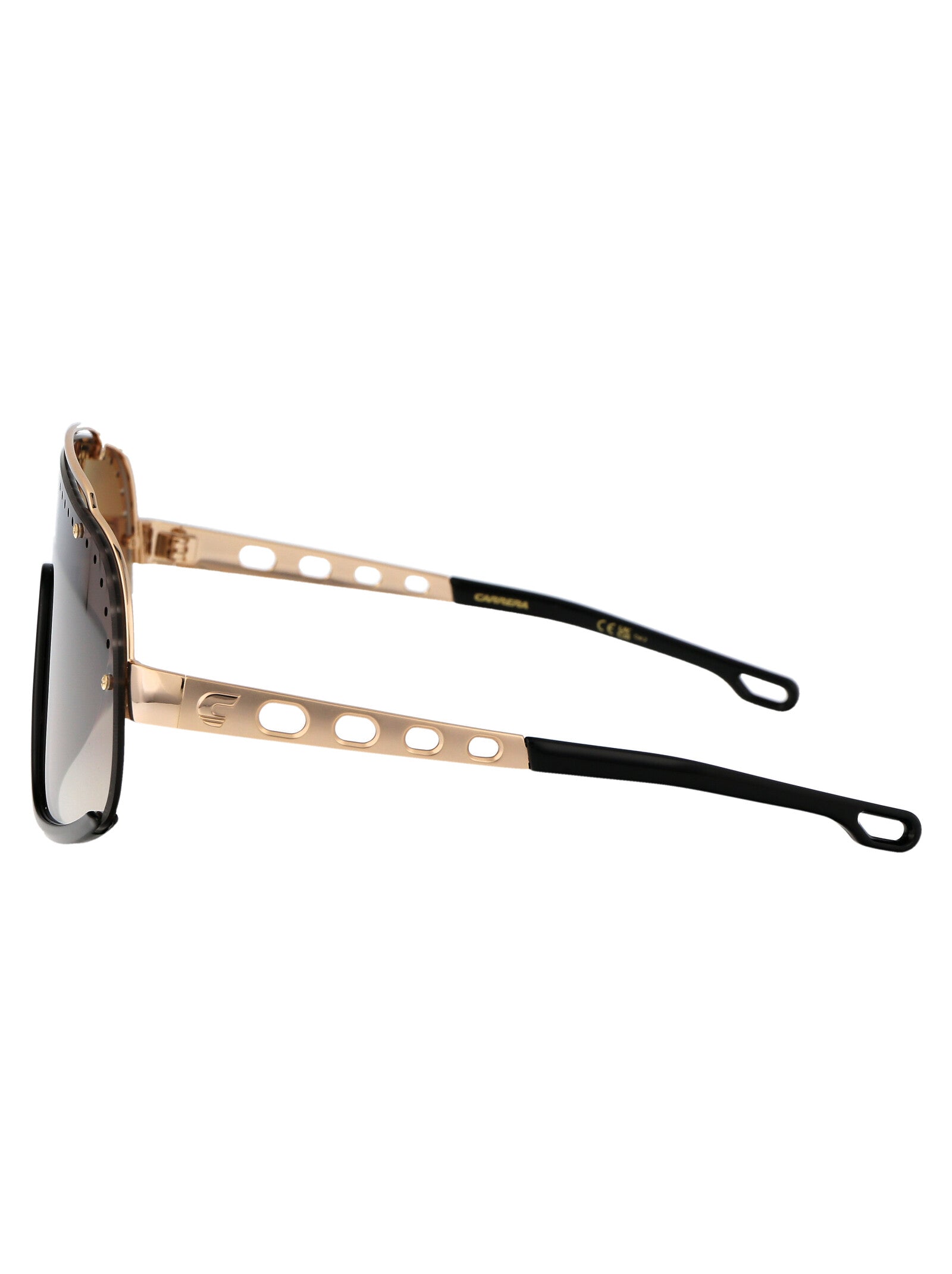 Flaglab 16 Fg4 Brown Gold Metal Sunglasses