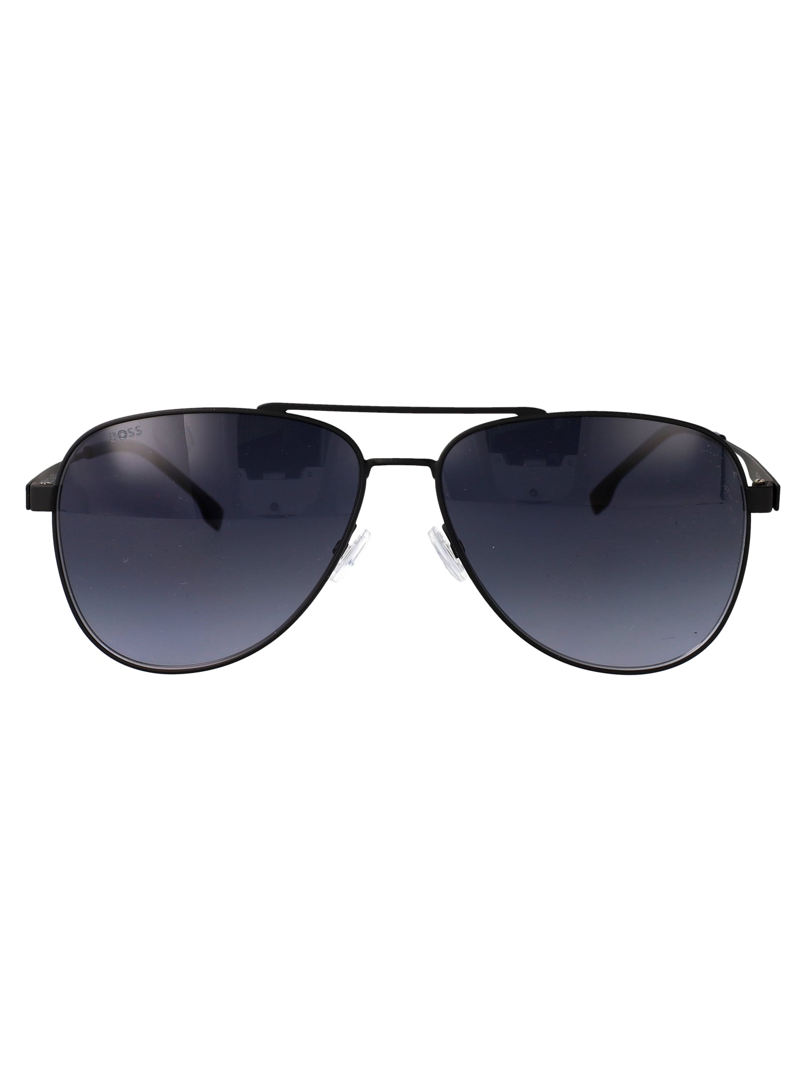Boss 1641-S Matte Black Stainless Steel Sunglasses