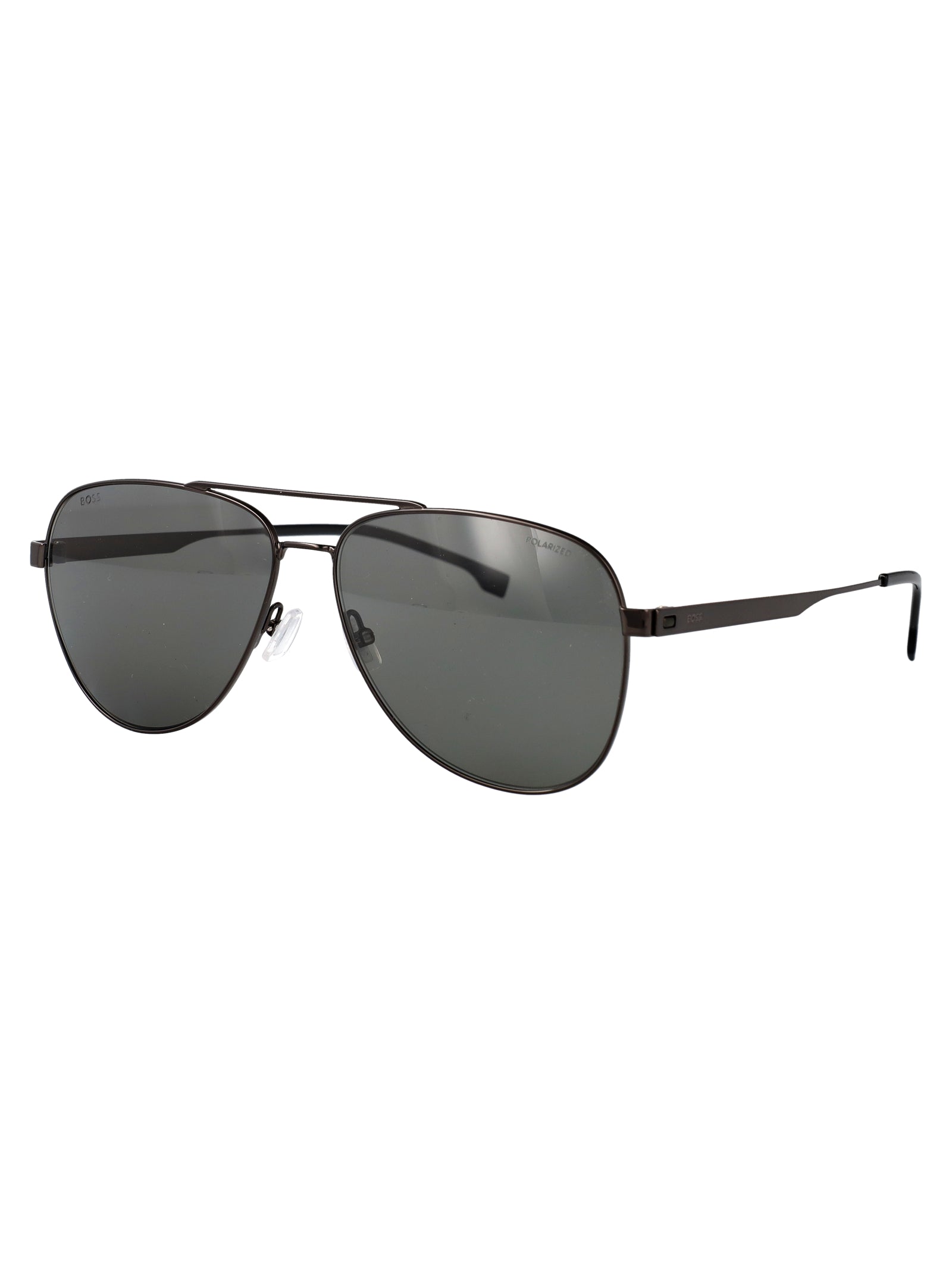 Boss 1641-S Matte Black Stainless Steel Sunglasses