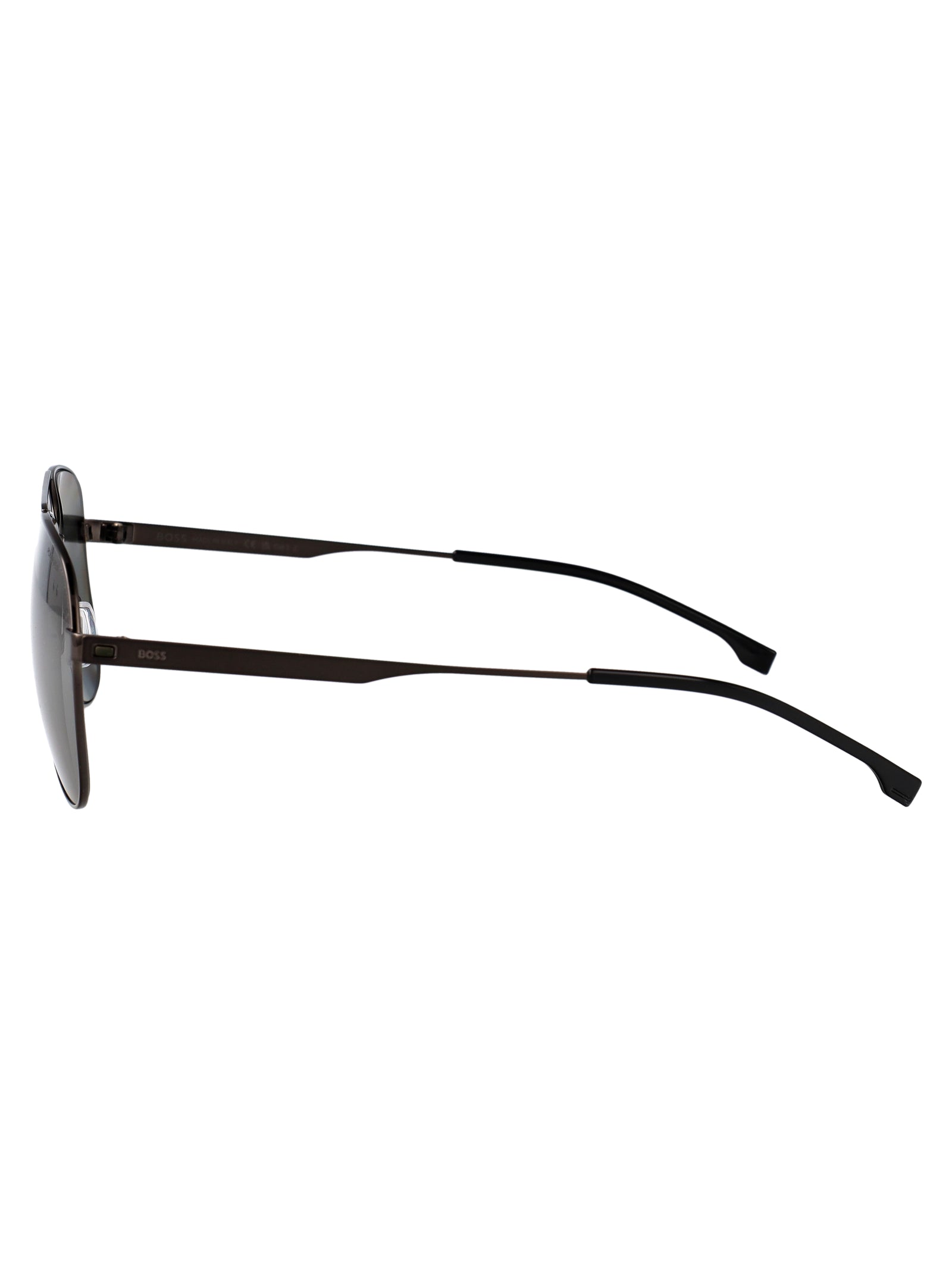 Boss 1641-S Matte Black Stainless Steel Sunglasses