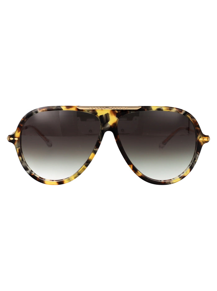 Im 0162-S 2ik Havana Gold Acetate Sunglasses