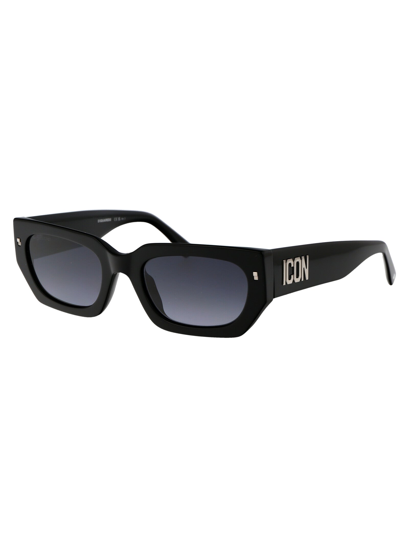 Icon 0017-S Black Acetate Sunglasses