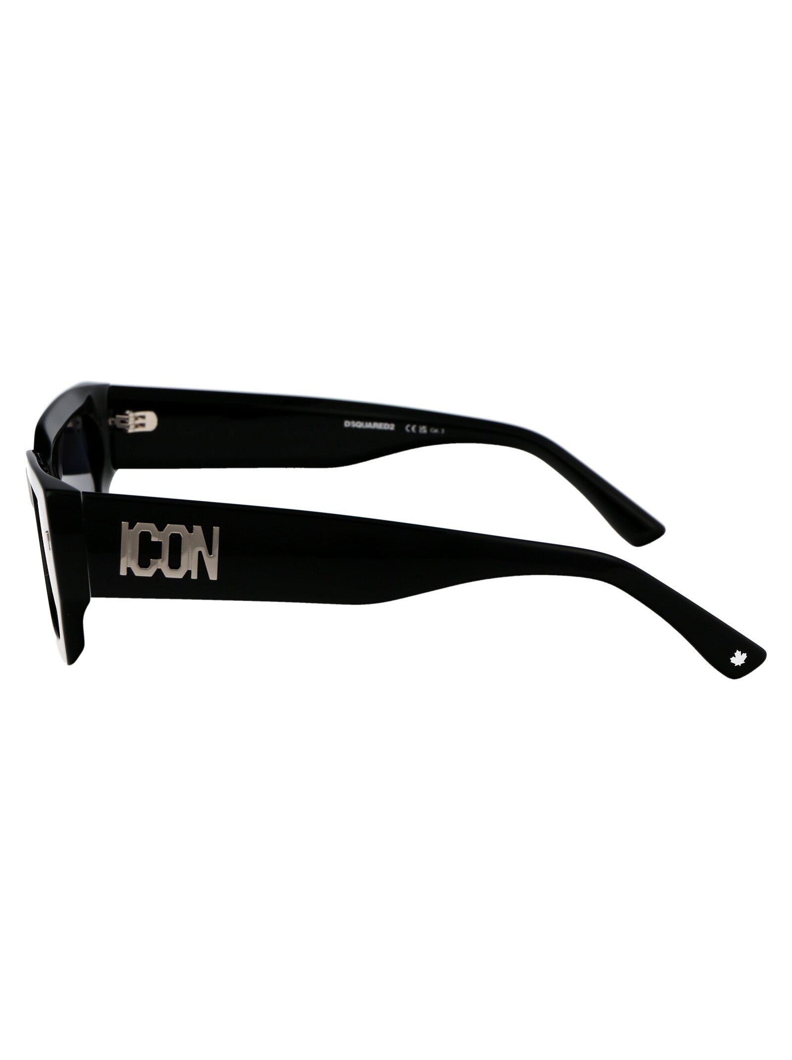 Icon 0017-S Black Acetate Sunglasses