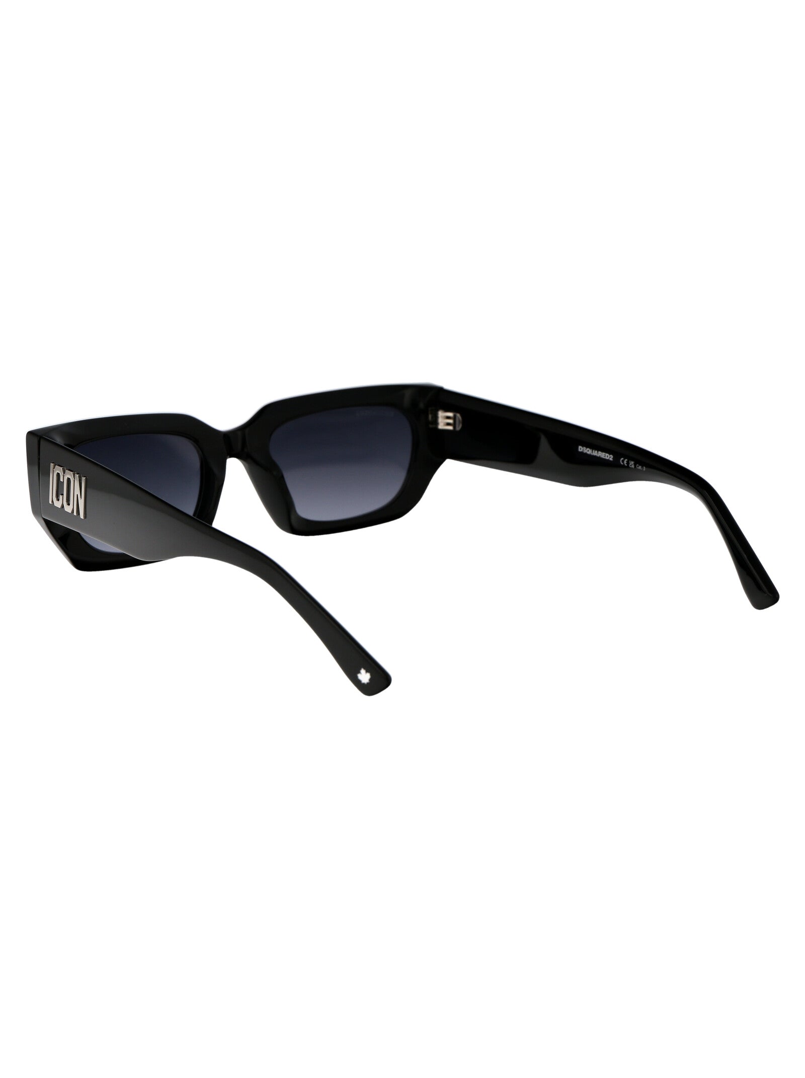 Icon 0017-S Black Acetate Sunglasses
