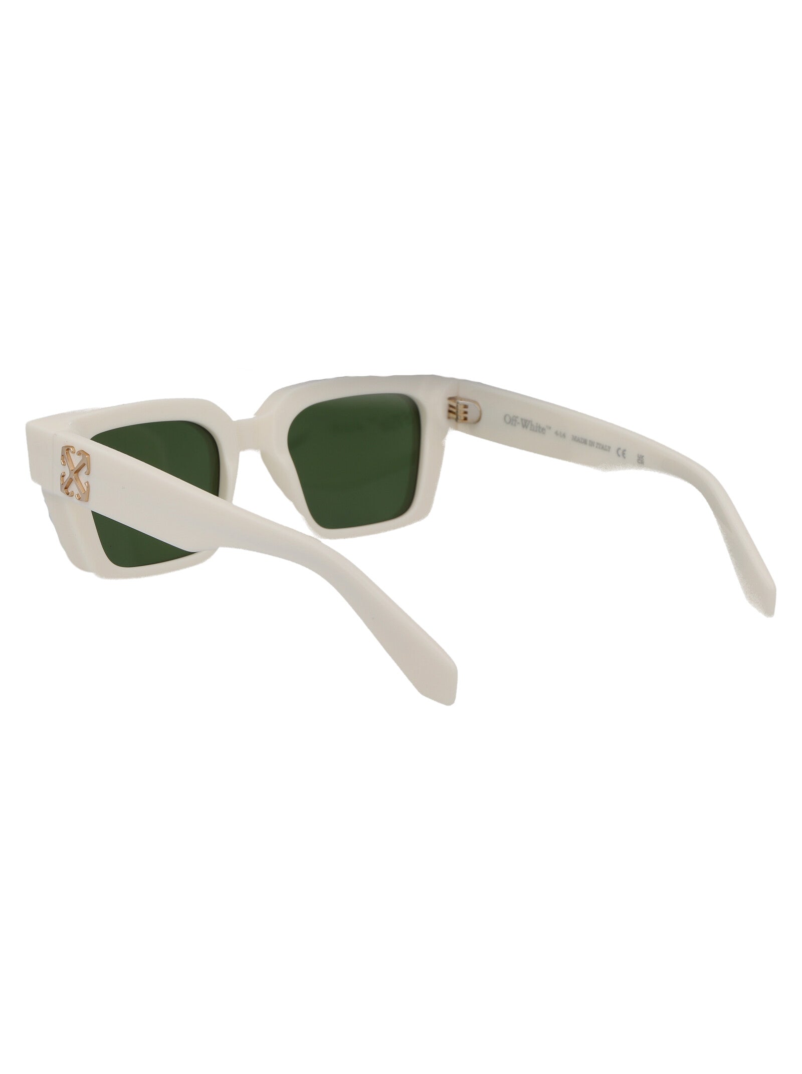 Virgil L White Dark Grey Acetate Sunglasses