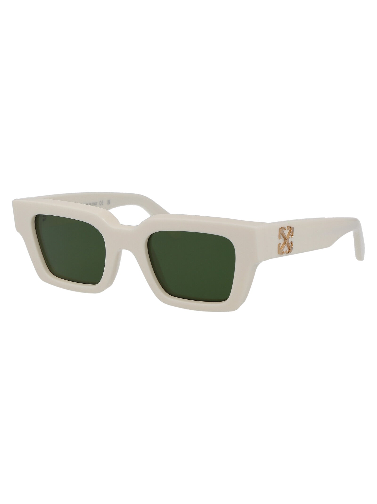 Oeri126s24pla001 0155 White Acetate Sunglasses