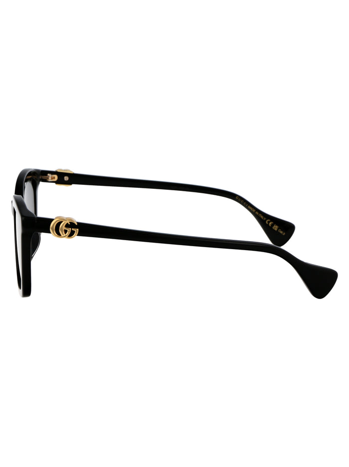 Gg1596sk 001 Black Grey Acetate Sunglasses