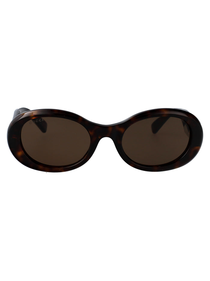 Gg1587s 002 Havana Brown Acetate Sunglasses