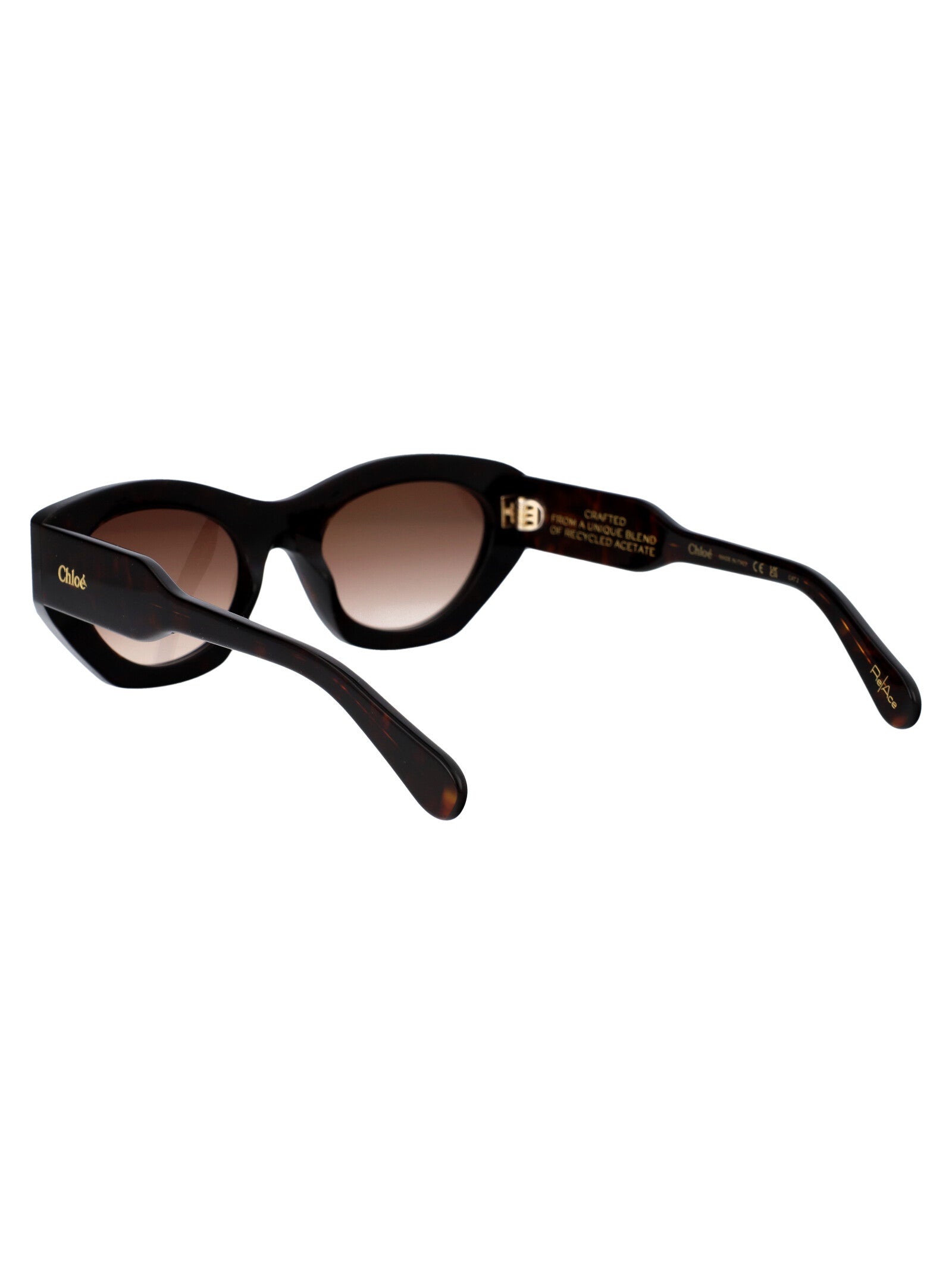 Ch0220s 002 Havana-havana-brown Acetate Sunglasses