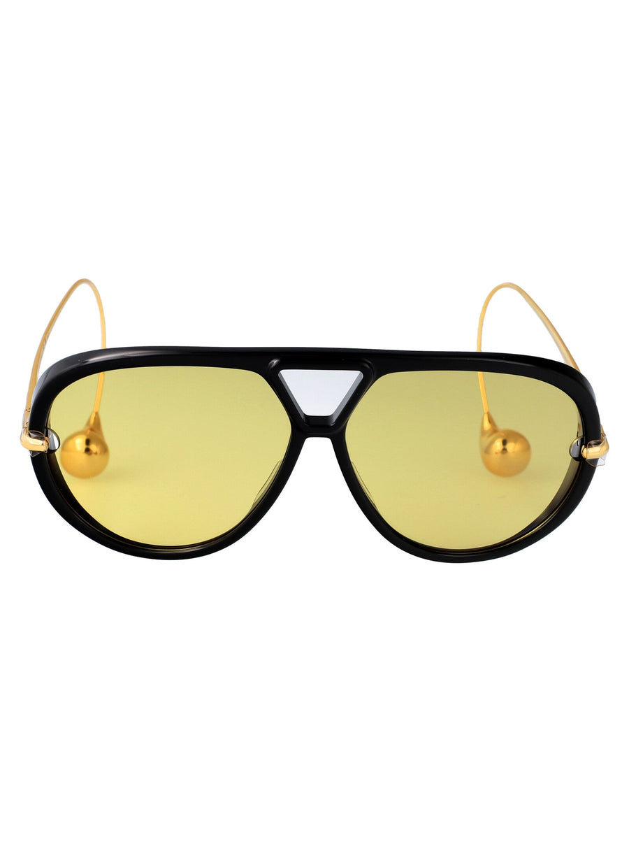 Sunglasses Bv1273s Black-Gold-Yellow Black/gold/yellow Metal