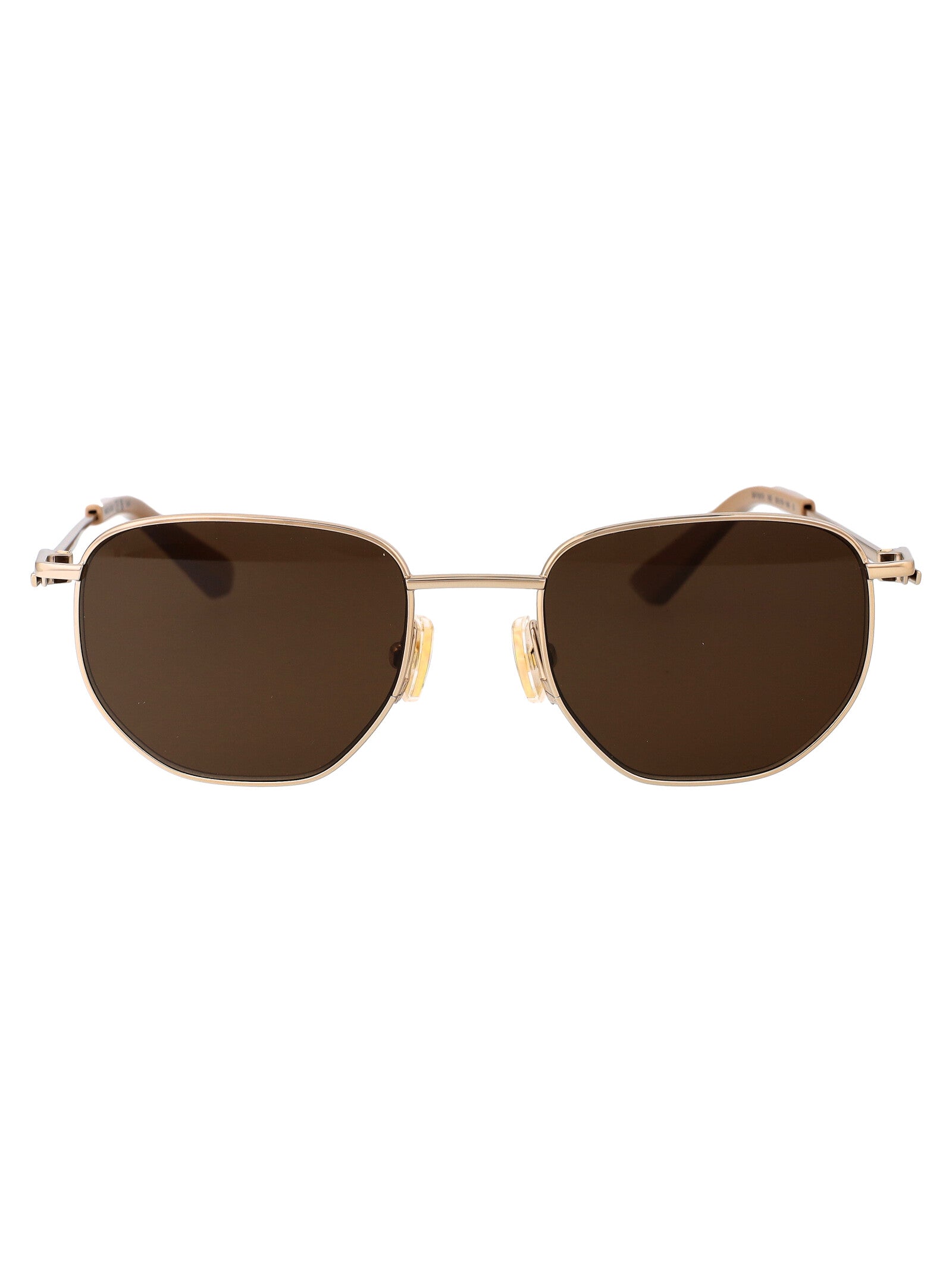 Bv1301s 002 Gold Brown Metal Sunglasses