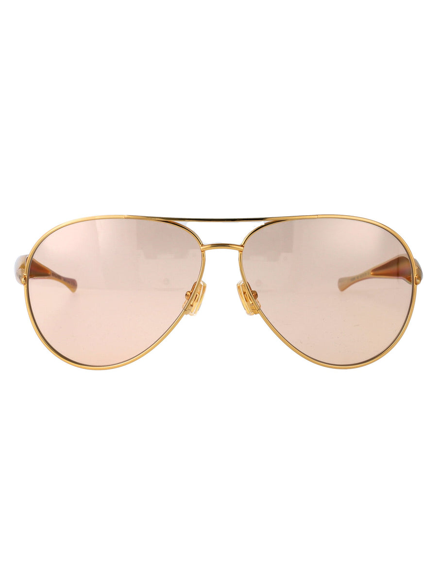 Sunglasses Bv1305s Gold Gold/gold/brown Metal