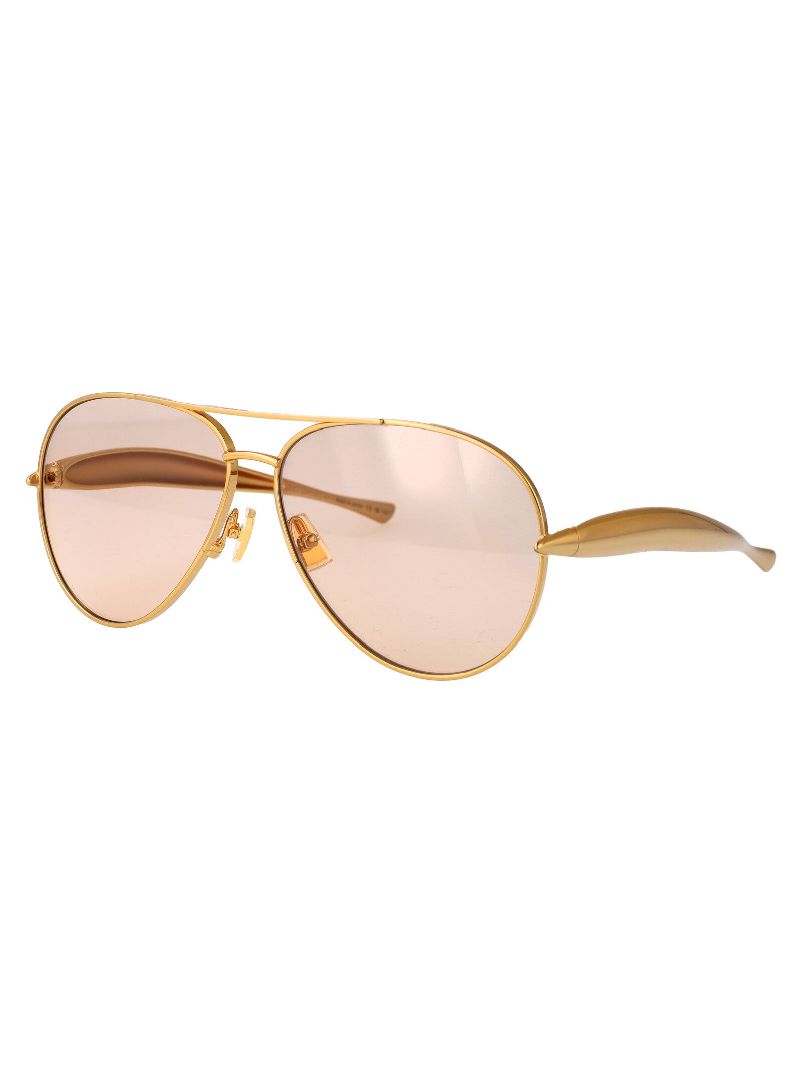 Bv1305s 001 Gold Green Metal Sunglasses