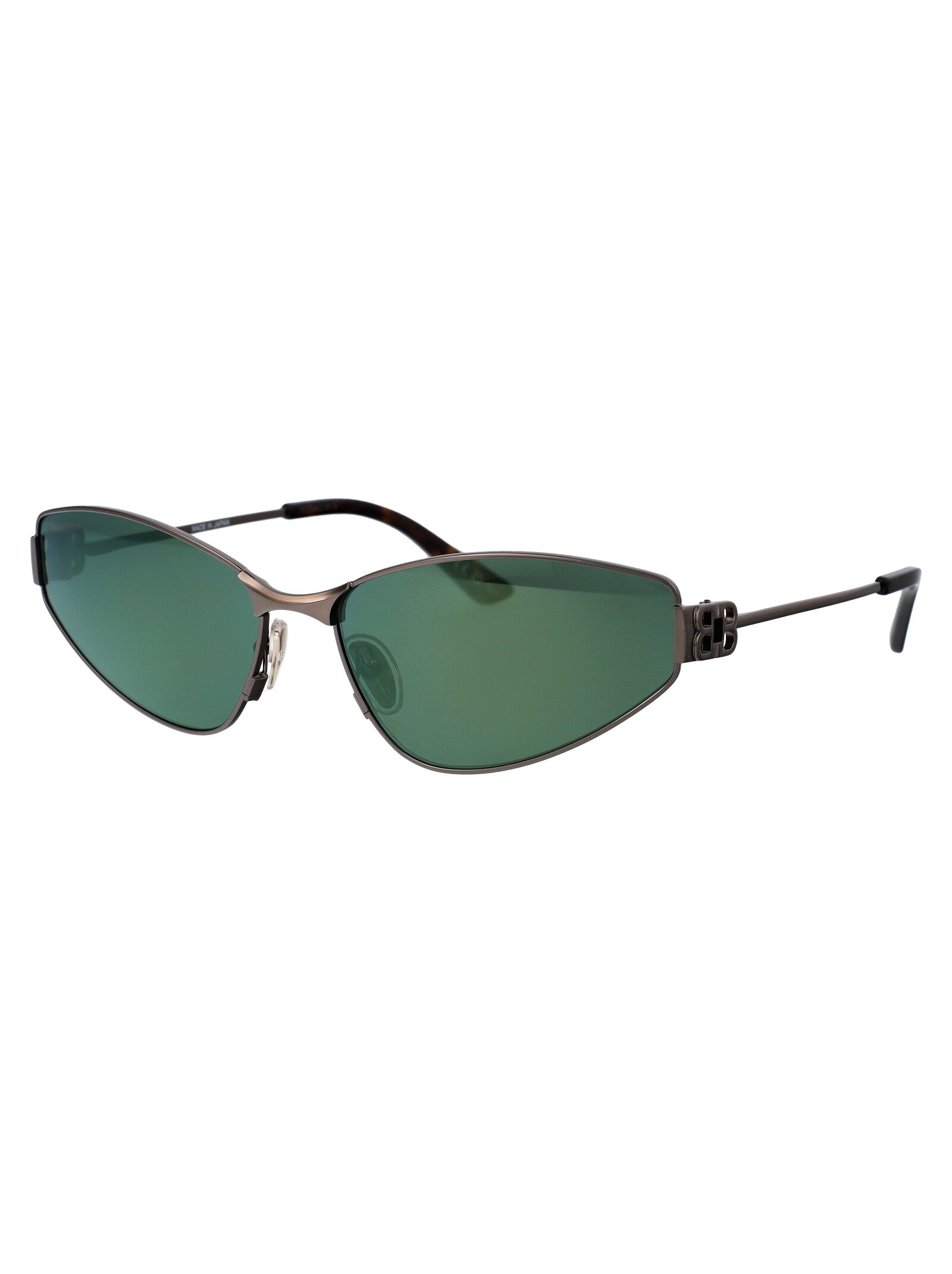 Bb0335s 005 Grey Green Metal Sunglasses