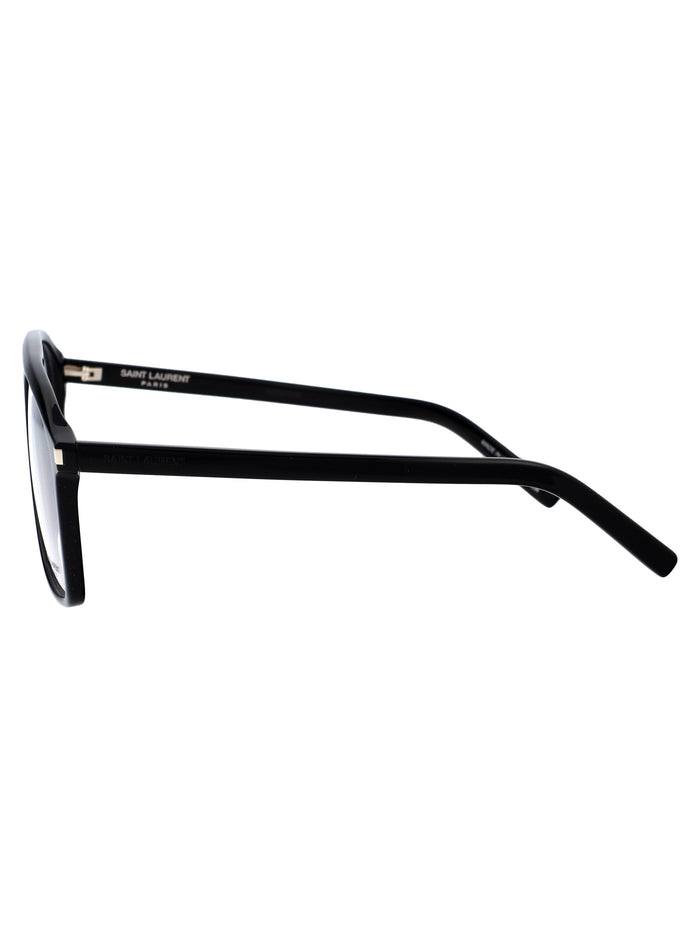 Sl 596 Dune Opt 001 Black Transparent Acetate Optical