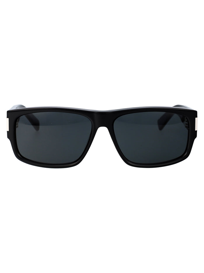 Sl 689 001 Black-black-black Acetate Sunglasses