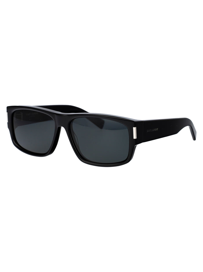 Sl 689 001 Black-black-black Acetate Sunglasses