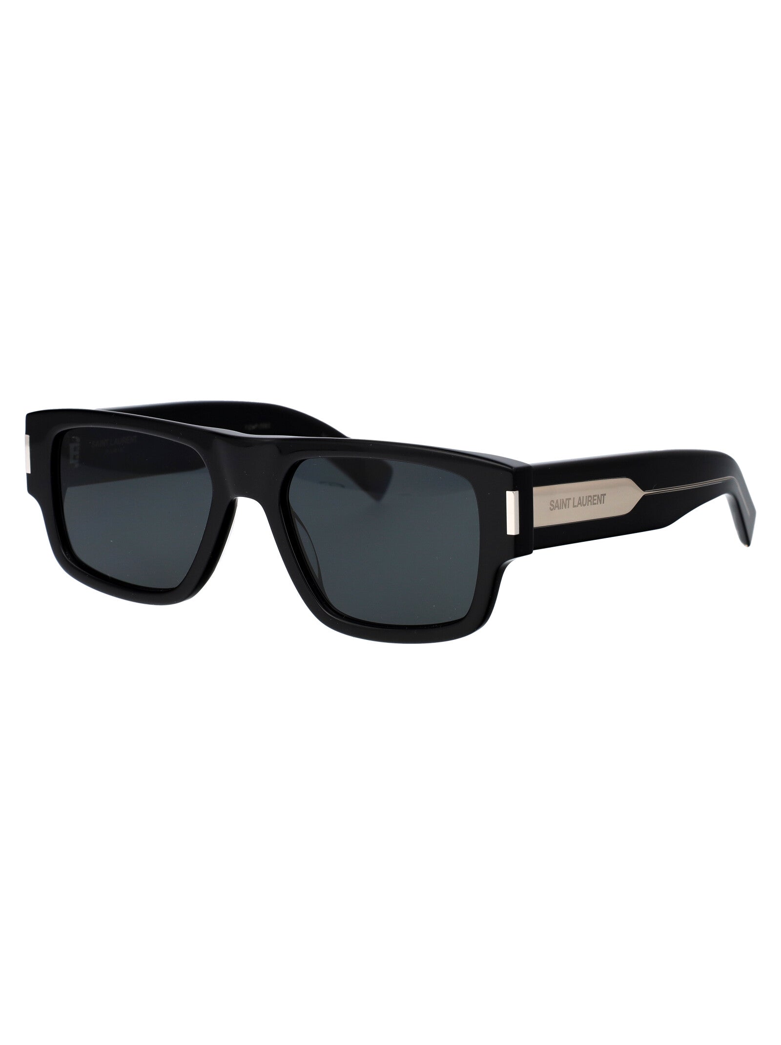 Sl 659 001 Black Crystal Acetate Sunglasses