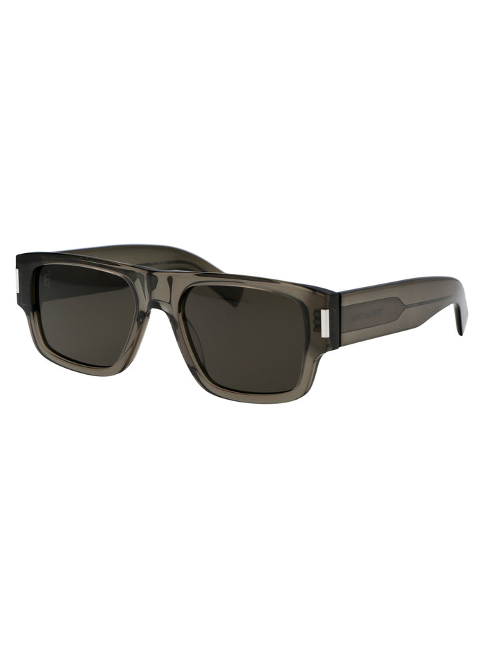 Sl 659 003 Brown Grey Acetate Sunglasses