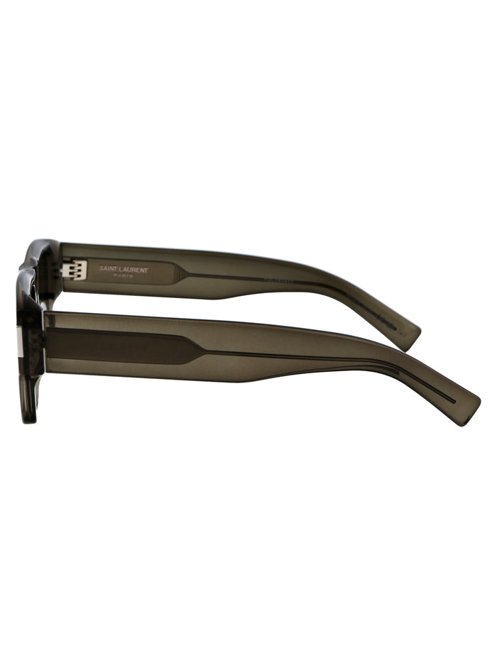Sl 659 003 Brown Grey Acetate Sunglasses