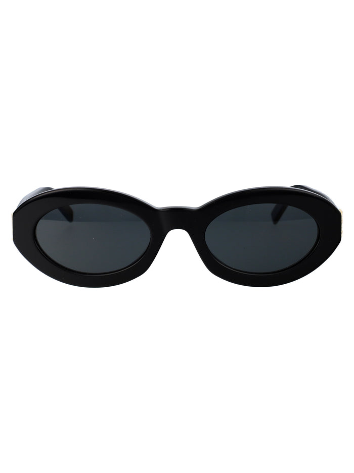 Sl M136 001 Black Acetate Sunglasses