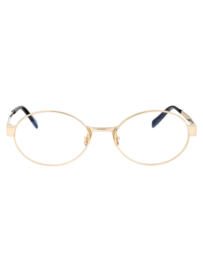 Sl 692 Opt 002 Gold Transparent Metal Optical
