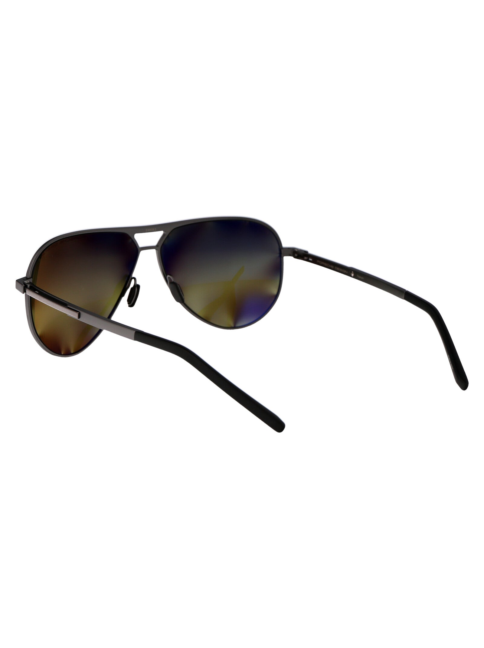 P8942 B417 Grey Black Metal Sunglasses