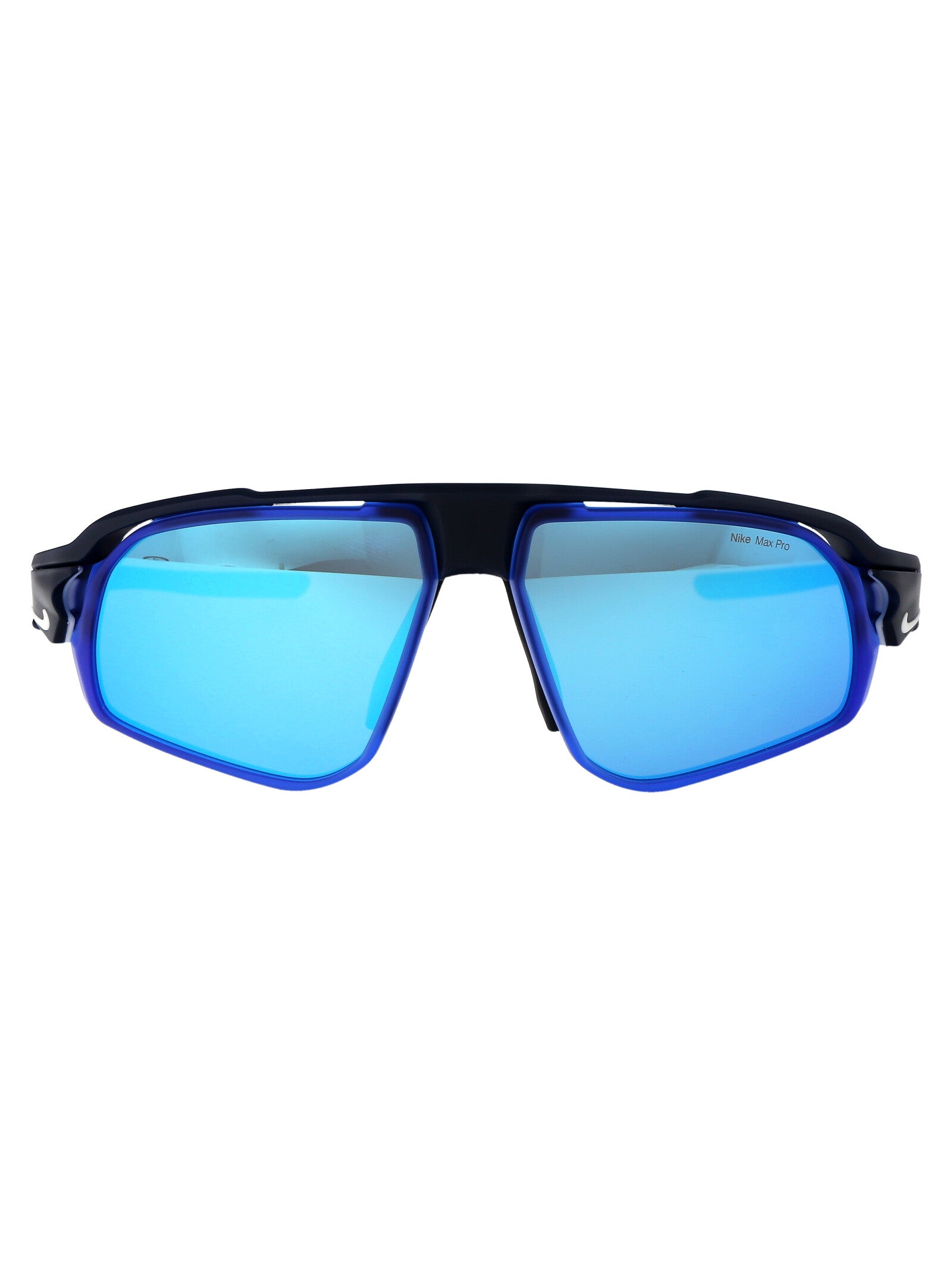 FLYFREE M 010 Grey W/ Green Mirror Matte Black Acetate Sunglasses