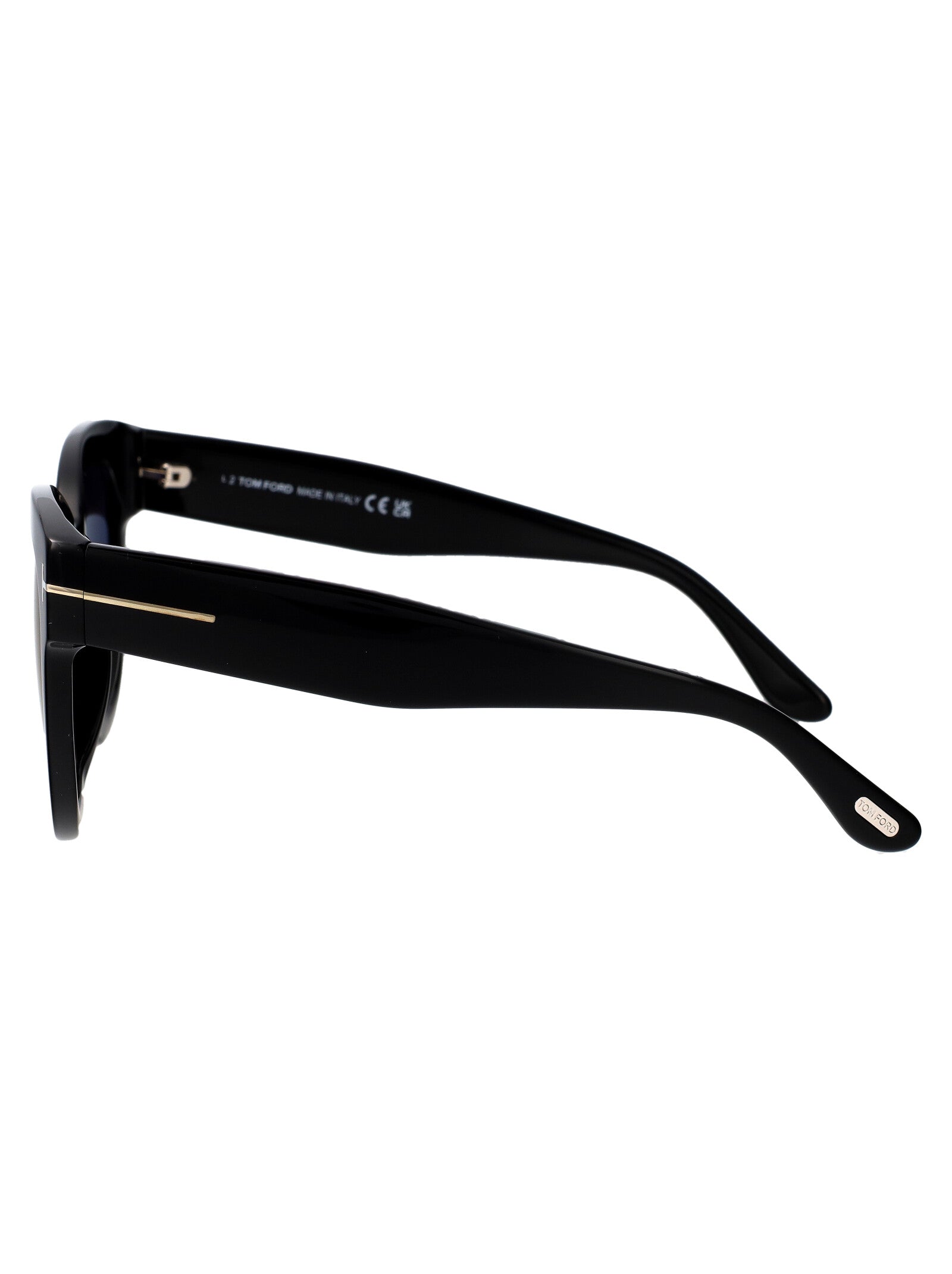 Ft0613 01c Nero Lucido / Fumo Specchiato Acetate Sunglasses