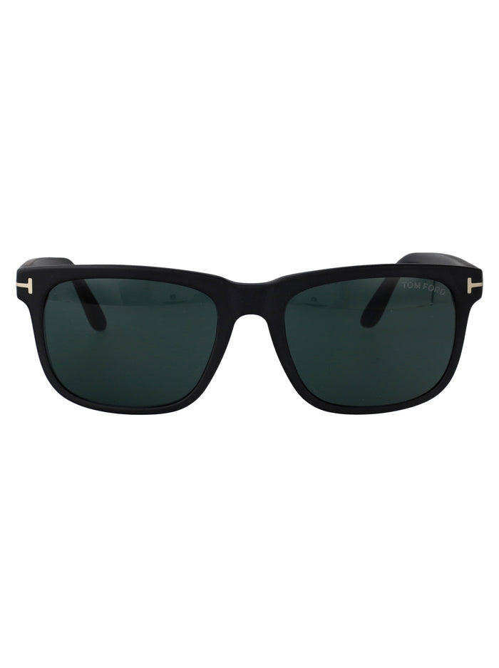Ft0775 02n Nero Opaco / Verde Acetate Sunglasses