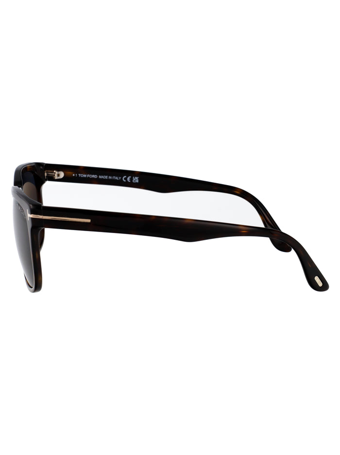 Ft0775 52a Avana Scura / Fumo Acetate Sunglasses